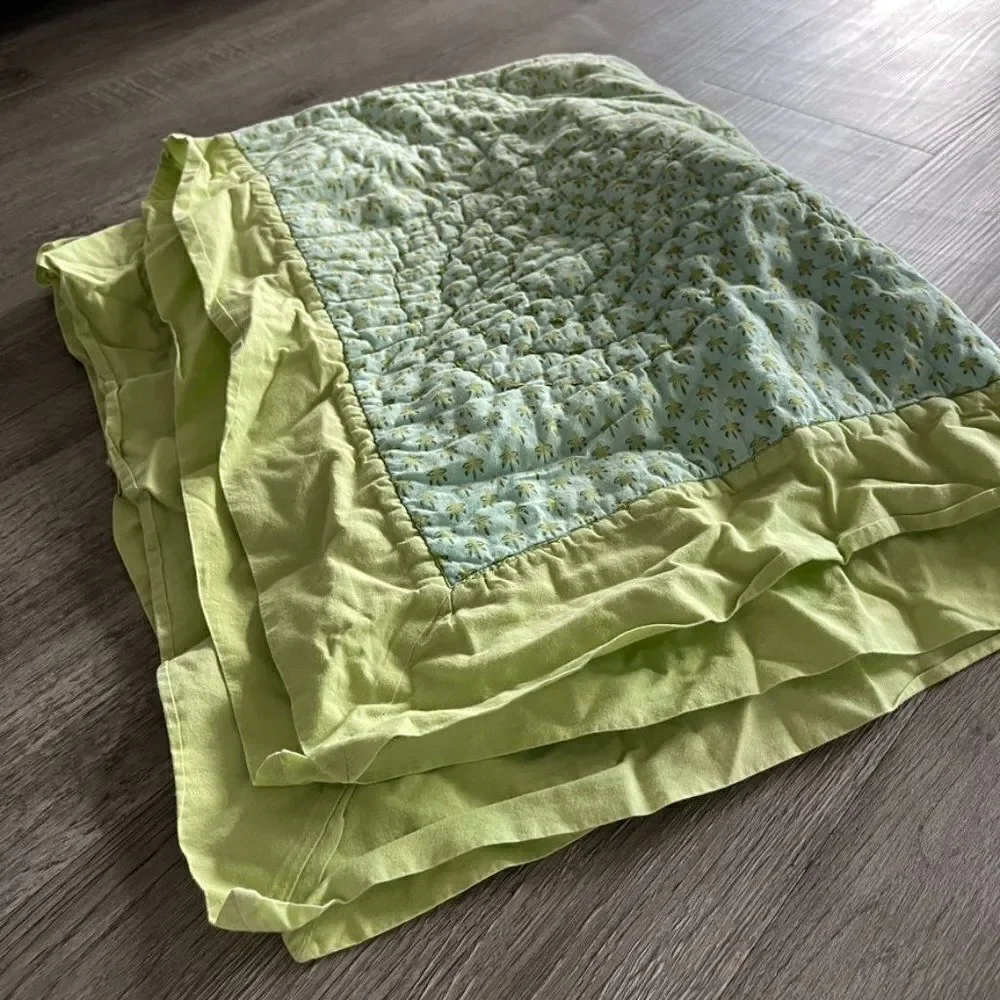 DEVI block print baby quilt